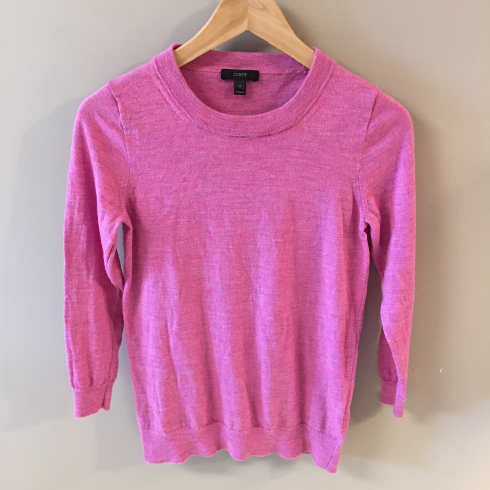 J. Crew 3/4 Sleeve Tippi Merino Wool Sweater
